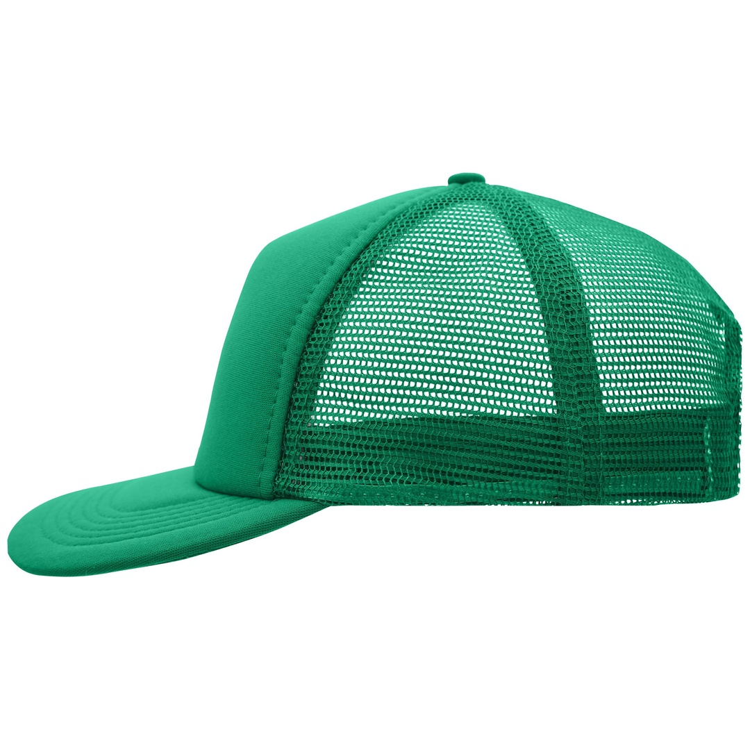 myrtle beach 5 Panel Mesh Kappe mit flachem Schild MB6508 Einheitsgröße green