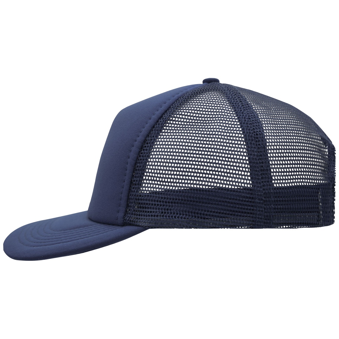 myrtle beach 5 Panel Mesh Kappe mit flachem Schild MB6508 Einheitsgröße navy