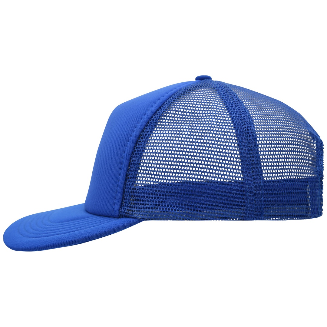 myrtle beach 5 Panel Mesh Kappe mit flachem Schild MB6508 Einheitsgröße royal