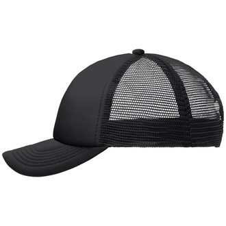 myrtle beach Trendiges 5 Panel Mesh Cap in zahlreichen Farbvarianten MB071 Gr. one size black/black