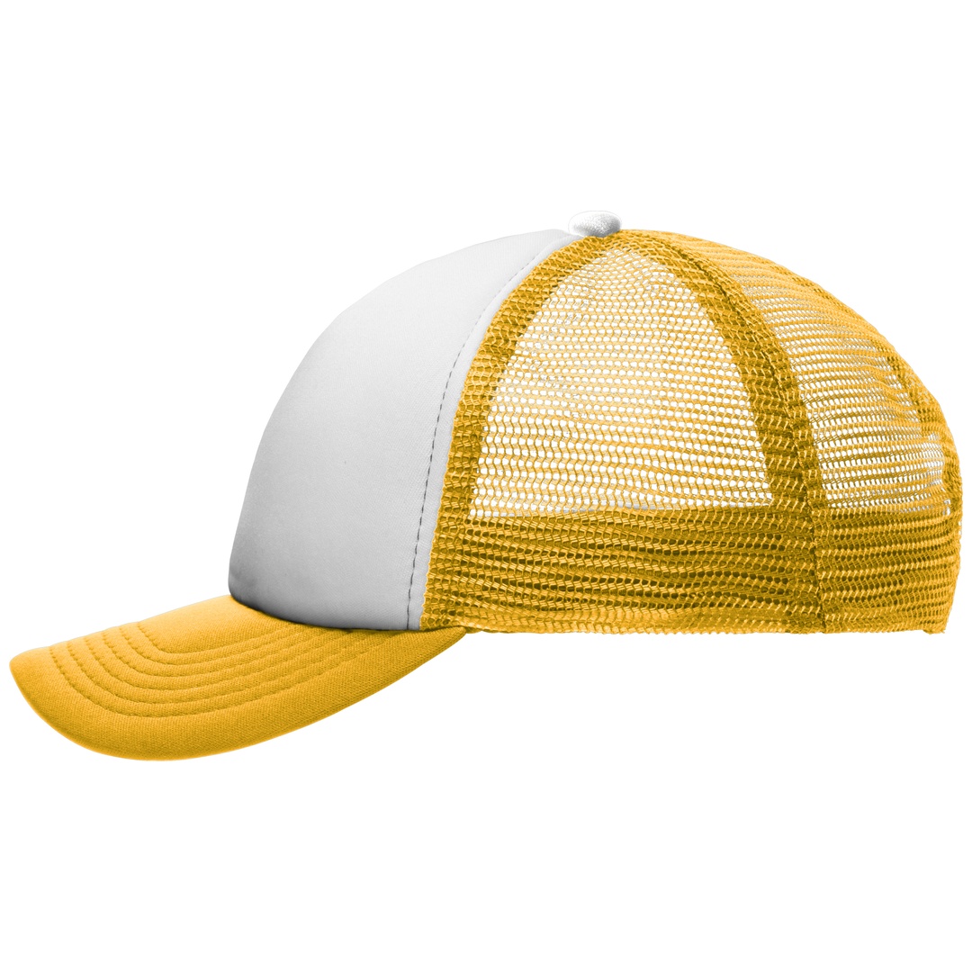 myrtle beach 5 Panel Kappe Kinder MB071 Einheitsgröße white/gold-yellow