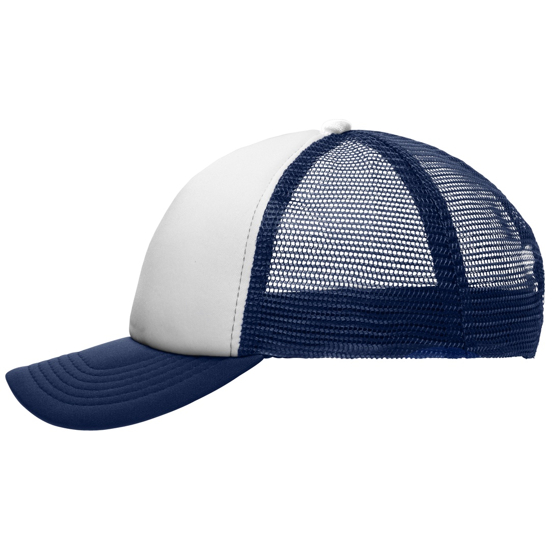 myrtle beach 5 Panel Kappe Kinder MB071 Einheitsgröße white/navy