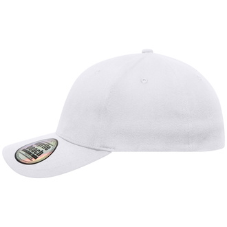 myrtle beach Trendige 6 Panel Kappe ohne Verschluss MB6206 Gr. L/XL white