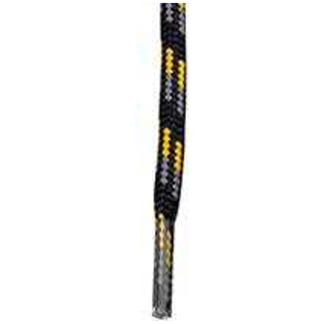 Barth Schnürsenkel rund Länge 120 cm schwarz/grau/gelb