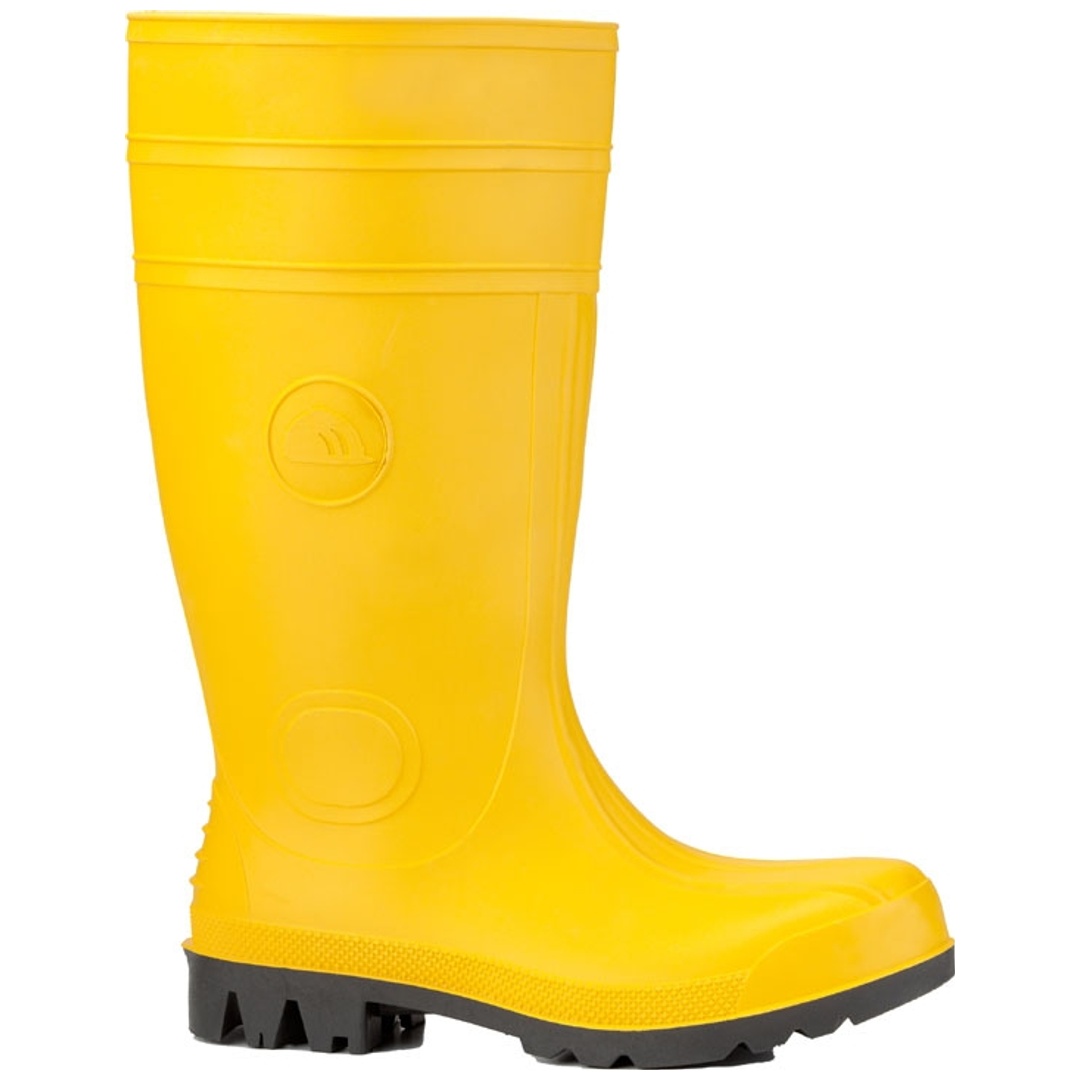 Feldtmann PVC Sicherheitsgummistiefel EUROMASTER 35362 S5 SRA Gr. 48 gelb