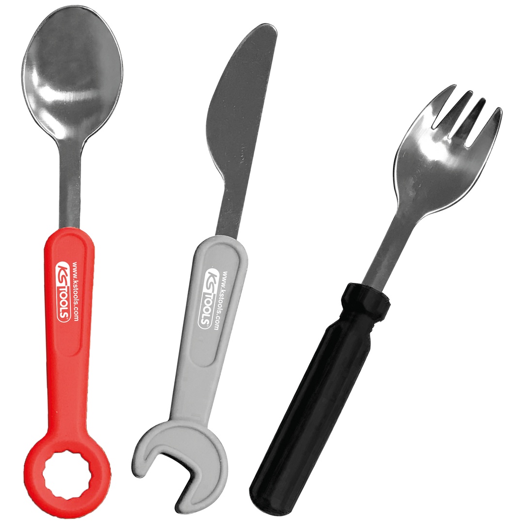 KS Tools Kinder-Besteck-Set, 3-tlg.
