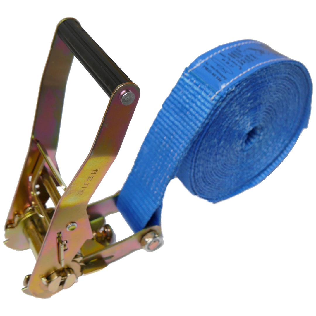 McBull Zurrgurt, 1-teilig, 50 mm, 8 m, 2000/4000 daN, Druckratsche