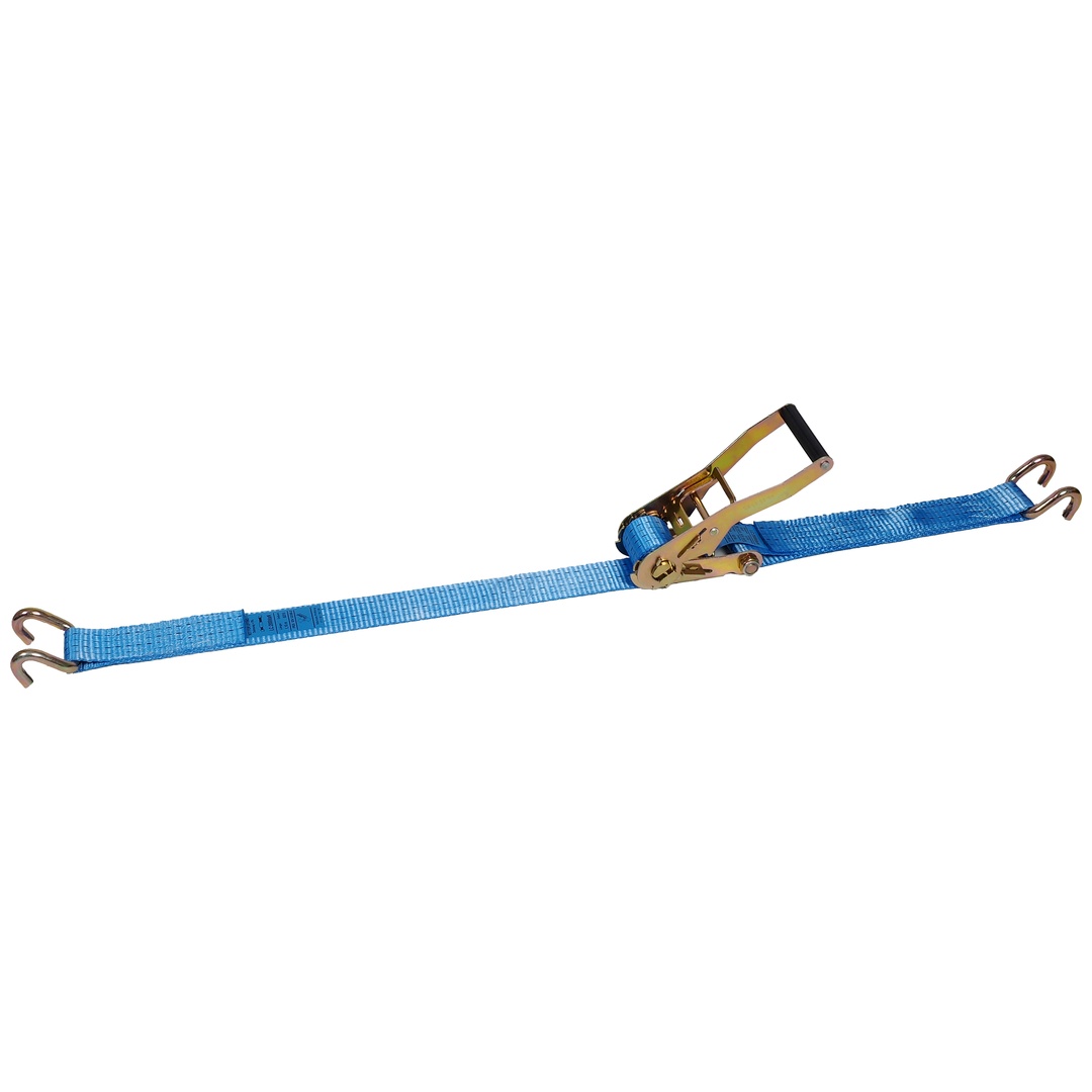McBull Zurrgurt, 2-teilig, 50 mm, 10 m, 2000/4000 daN, Druckratsche/Rahmenhaken