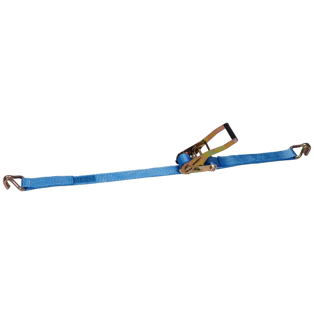 McBull Zurrgurt, 2-teilig, 50 mm, 10 m, 2000/4000 daN, Druckratsche/Spitzhaken
