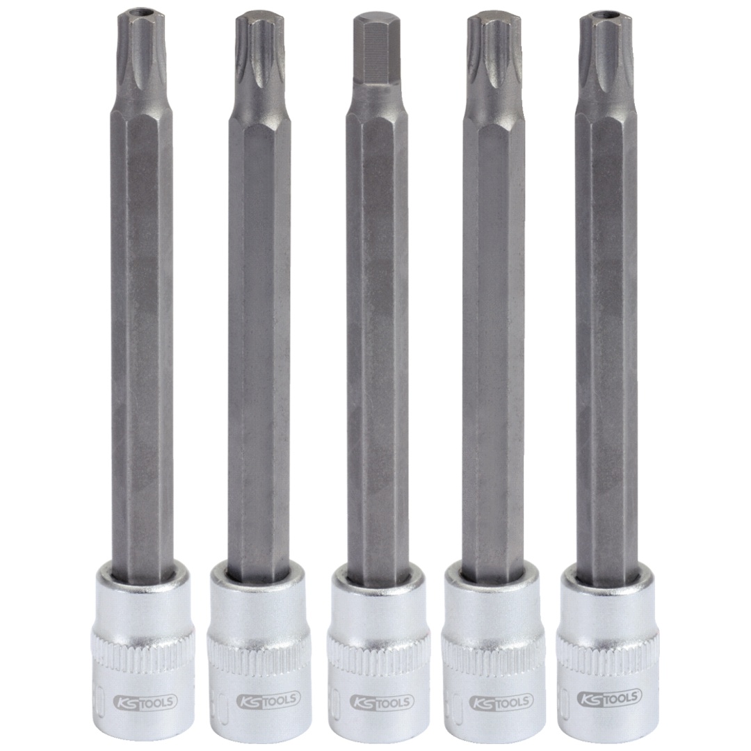 KS Tools 1/4 Spezial-Airbag-Bit-Stecknuss-Satz, 5-tlg