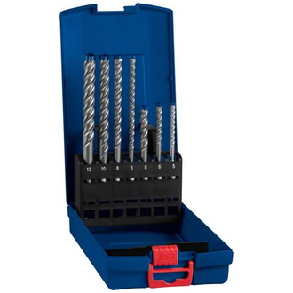 Bosch EXPERT SDS plus-7X Hammerbohrer-Set, 5/6/6/8/8/10/12 mm, 7-tlg. Für Bohrhämmer