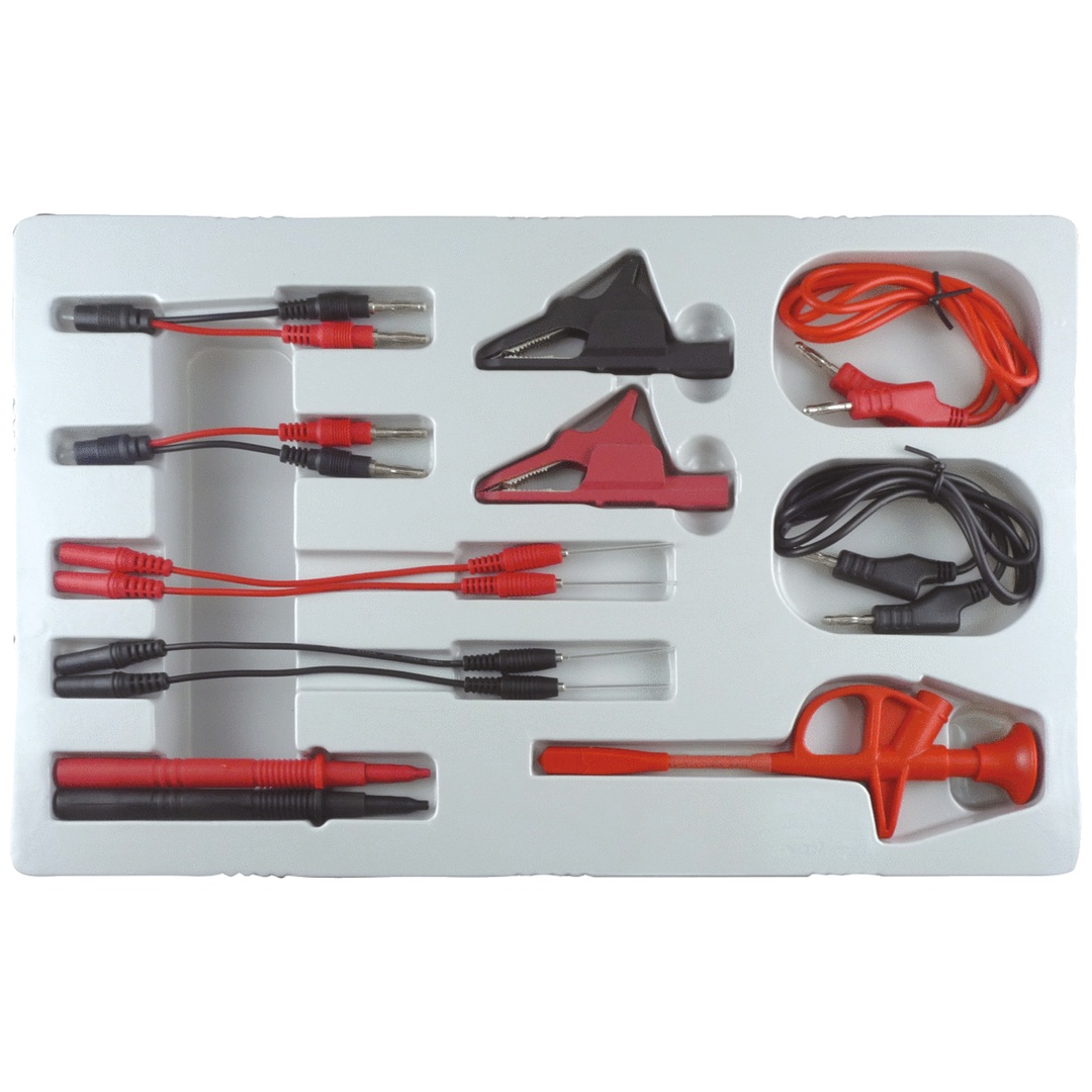KS Tools 12/24V Diagnose Prüf- und Mess-Kabel-Satz, 13-tlg.
