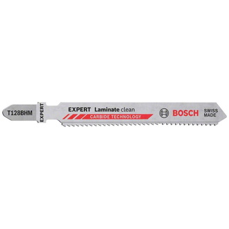 Bosch EXPERT Laminate Clean T128BHM Stichsägeblatt, 2 Stück