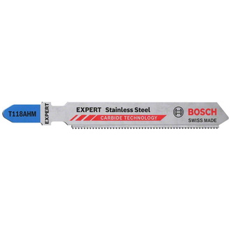 Bosch EXPERT Stainless Steel T118AHM Stichsägeblatt, 3 Stück