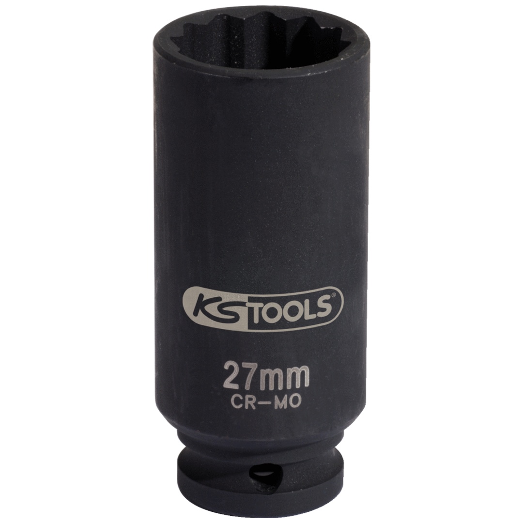 KS Tools 1/2 Spezial-Gelenkwellen-Kraft-Stecknuss, 27 mm