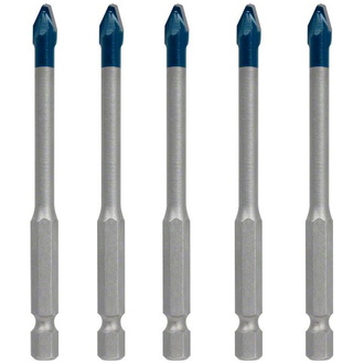 Bosch EXPERT HEX-9 HardCeramic Dachziegel-Bohrer-Set, 6 mm, 5-tlg.