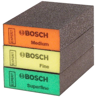 Bosch EXPERT S471 Standard Block, 69 x 97 x 26 mm, M, F, SF, 3-tlg. Für Handschleifen