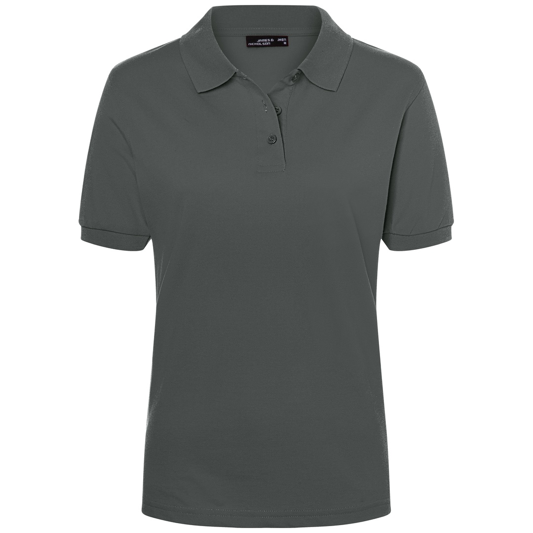James & Nicholson Damen Polohemd JN071 Gr. L graphite