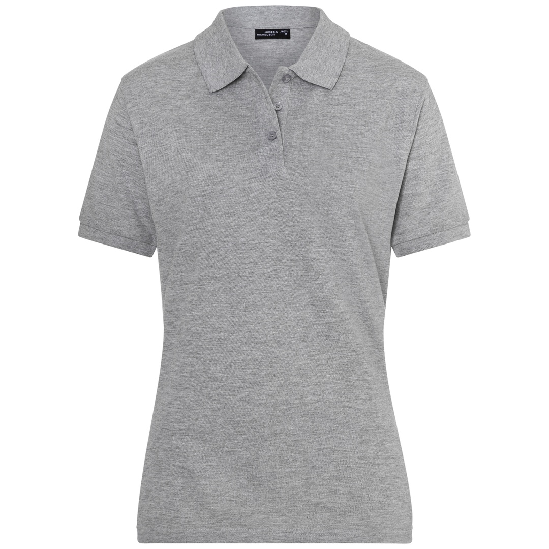 James & Nicholson Damen Polohemd JN071 Gr. 2XL grey-heather
