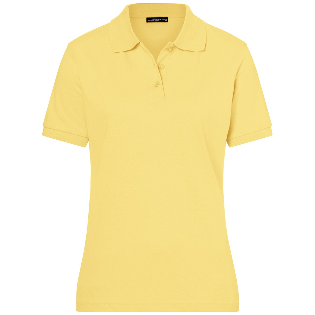 James & Nicholson Damen Polohemd JN071 Gr. L light-yellow