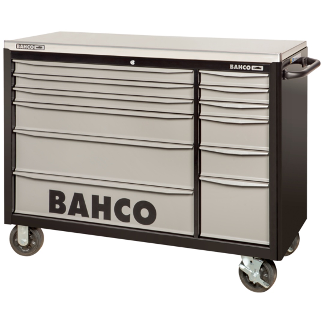 Bahco 53-Doppel-Werkstattwagen mit 12 Schubladen - 1016 mm x 501 mm x 1440 mm