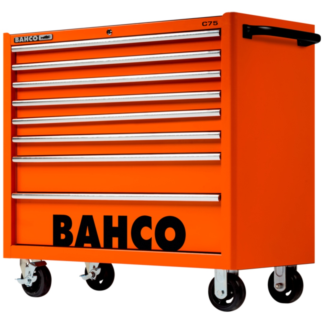 Bahco Classic Werkstattwagen 40 mit 8 Schubladen, orange