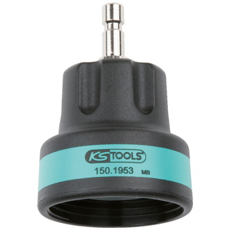 KS Tools Kühlsystem-Adapter M46 x 3,0, türkis