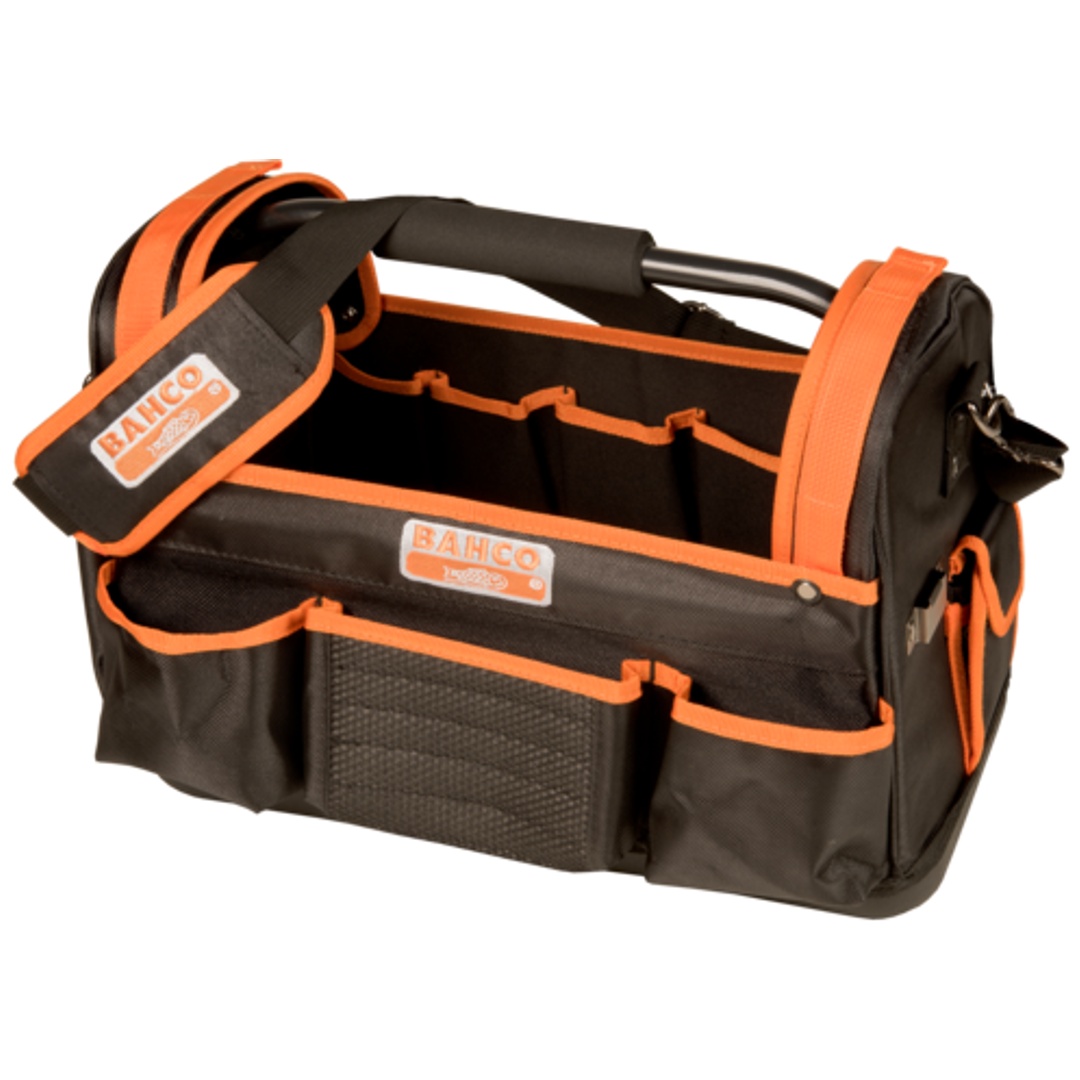 Bahco Offene Stoff-Werkzeugtasche mit festem Boden, 24 l, 300 mm x 240 mm x 410 mm