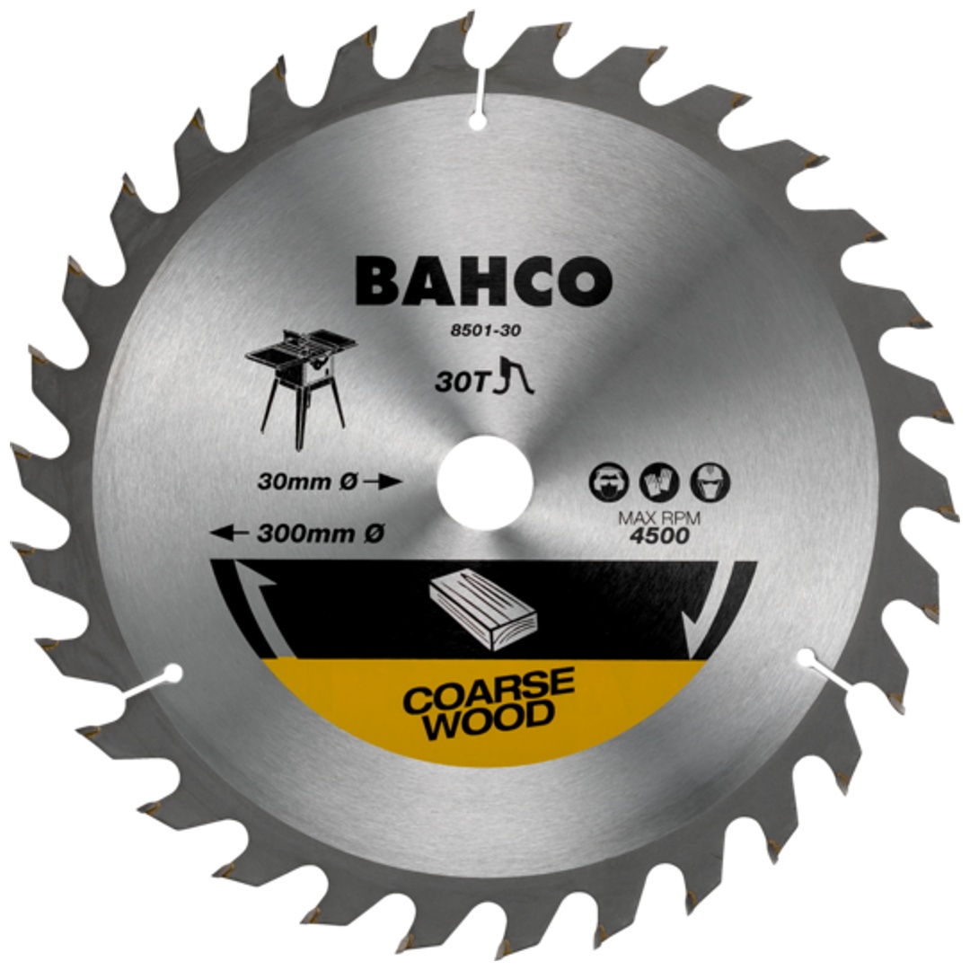Bahco 40-Zähne Kreissageblätter für Montagesägen in Holz 400 mm