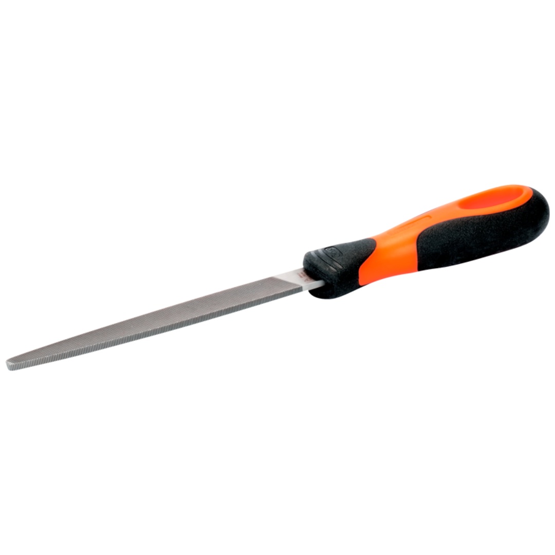 Bahco ERGO Flachfeile mit konisch zulaufenden Kanten, Halbschlicht 250 mm, Hieb 2