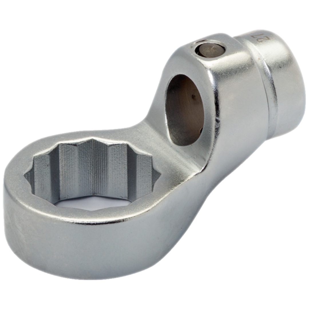 Bahco Ringschlüssel mit runder 16 mm Zapfenaufnahme, SW 12 mm