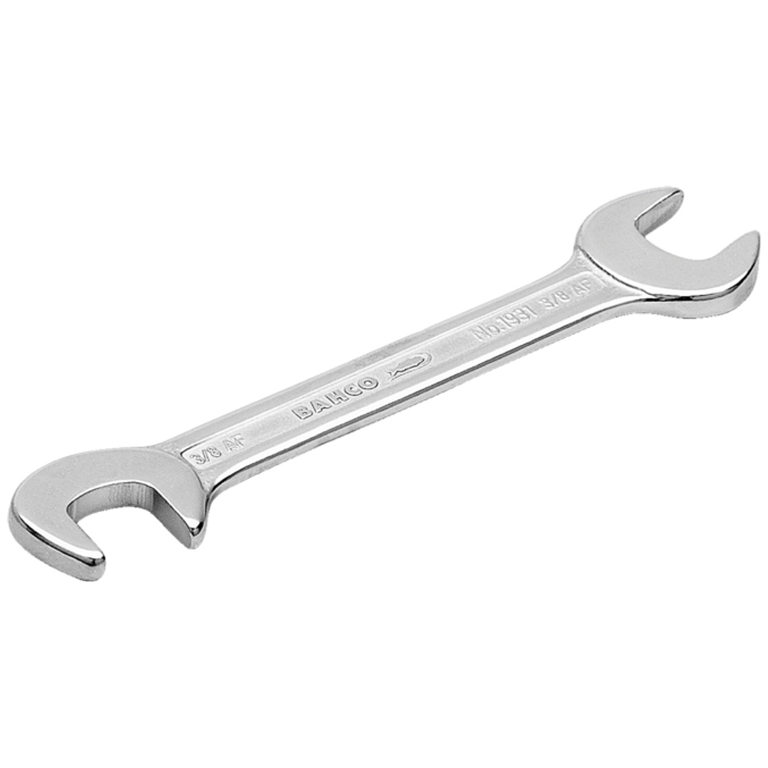 Bahco Liliput-Doppelmaulschlüssel, 82,5° + 15° abgewinkelt, SW 11/32 x 3/8
