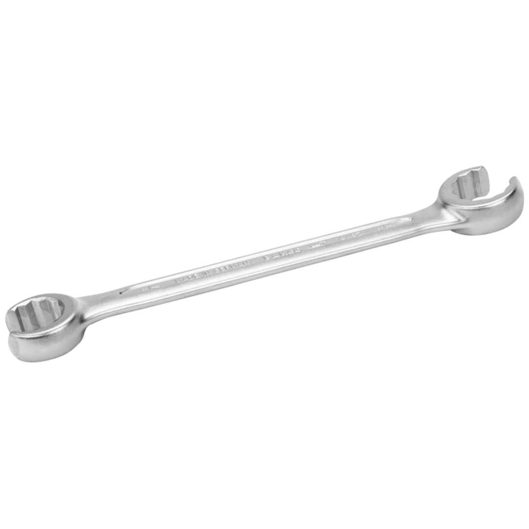 Bahco Gekröpfter, offener Ringschlüssel, 1/2 x 9/16, mit Doppelende und Chrom-Beschichtung, 170 mm