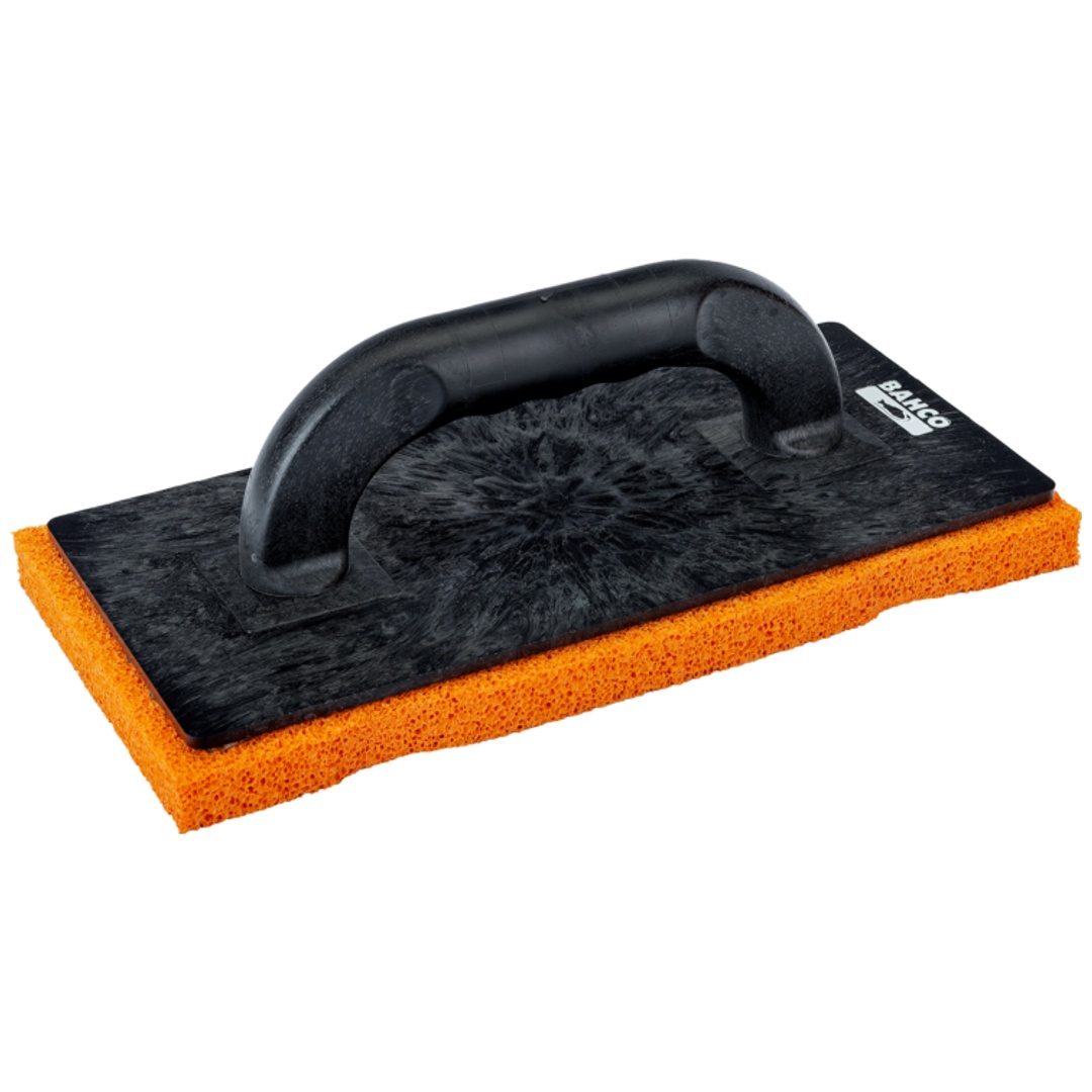 Bahco Weichgummi-Reibkelle mit Griff aus stoßdämpfendem Polystyren, 280 x 140 mm