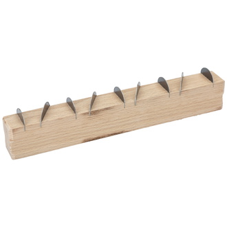 Bahco Gebogener Gipsschaber mit Holzgriff, 210 x 35 x 39 mm