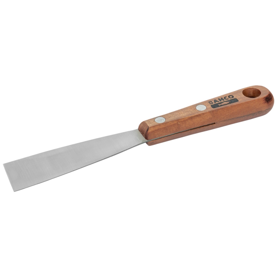Bahco Farbschaber mit Kohlenstoffstahl-Klinge und Holzgriff, 40 x 215 mm