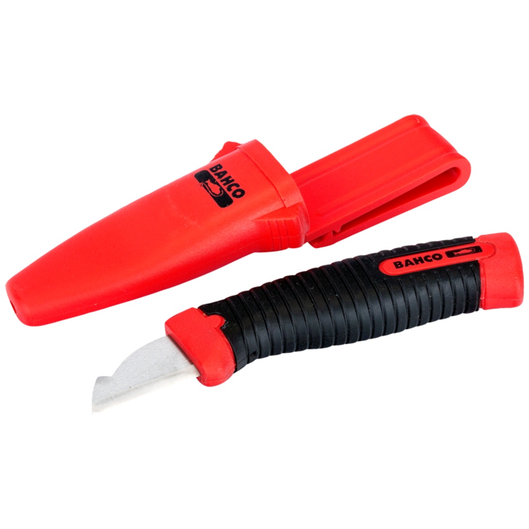 Bahco Elektriker Abisoliermesser für Rechtshänder, 145 mm