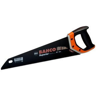 Bahco ERGO Superior Handsäge für feine bis mittelgrobe Materialien aus Holz 11/12 ZpZ 16"