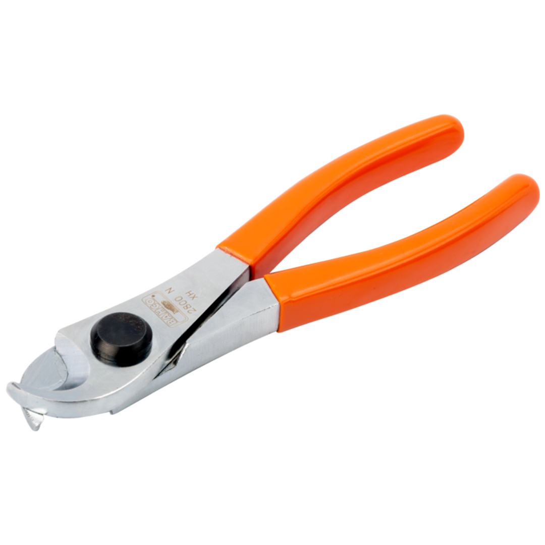 Bahco Kabelschneider mit PVC-beschichteten Griffen für mehradrige Kabel und biegsame Leiter, 170 mm