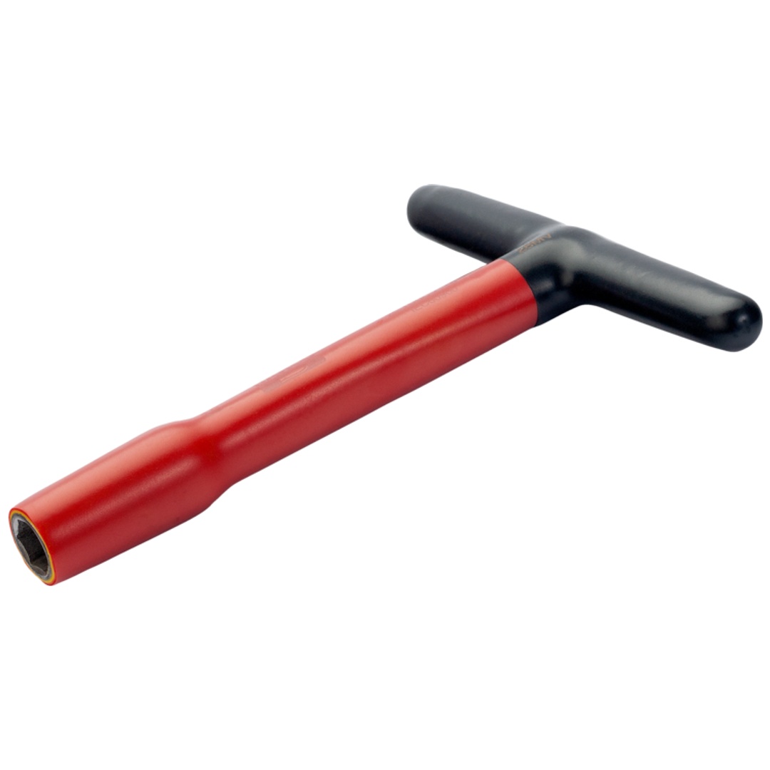 Bahco Isolierter Steckschlüssel mit Quergriff, 19 mm