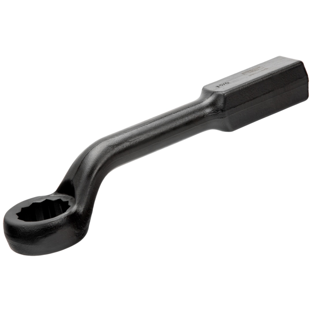 Bahco Tiefgekröpfter 1-11/16 Schlag-Maulschlüssel mit Ringende, 317 mm