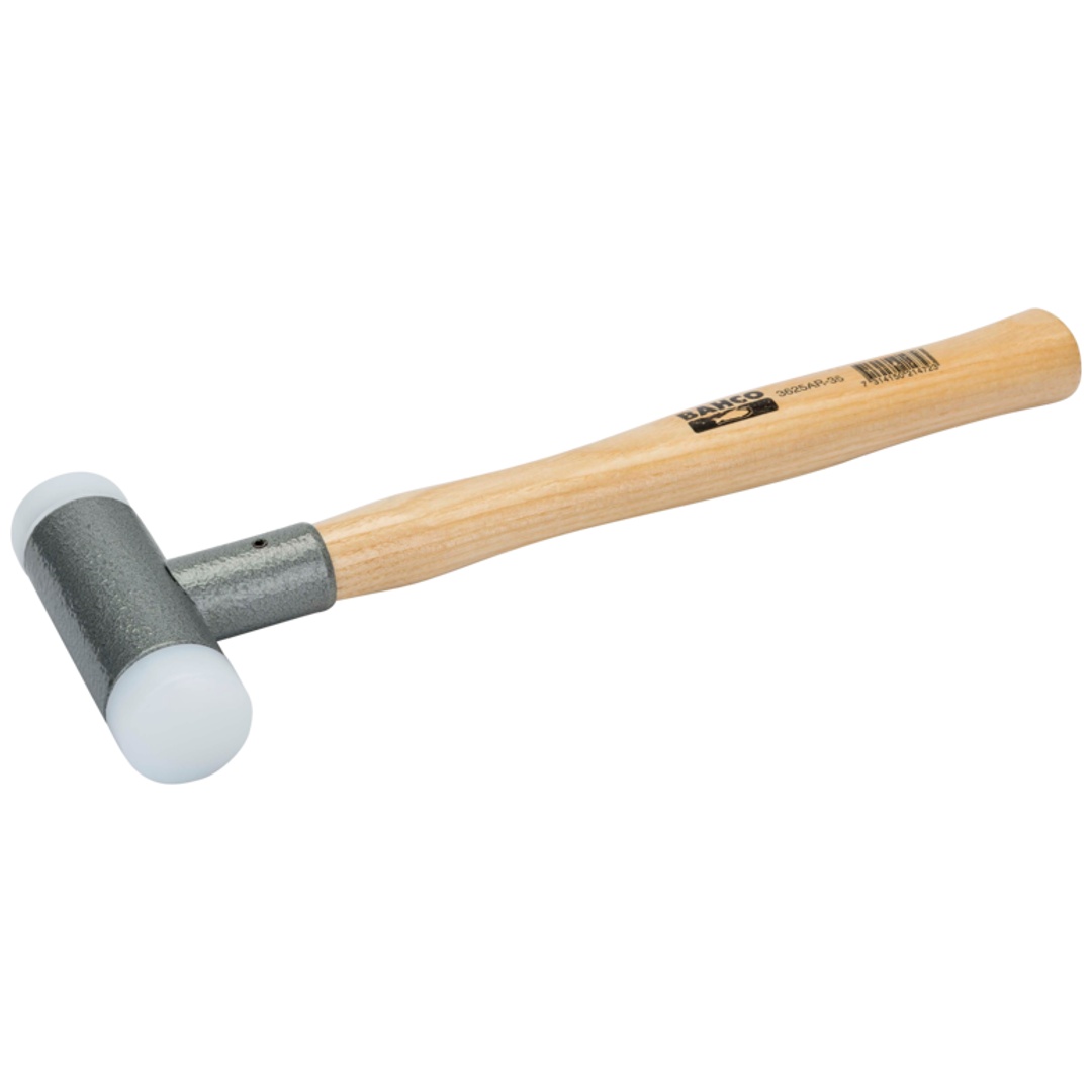 Bahco Rückschlagfreier Hammer mit Holzstiel, 1,55 kg