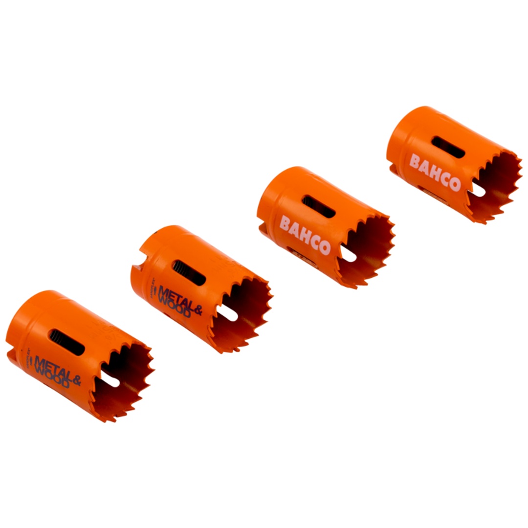 Bahco 29 mm Sandflex-Bimetall-Lochsägen, 4-tlg.er Satz