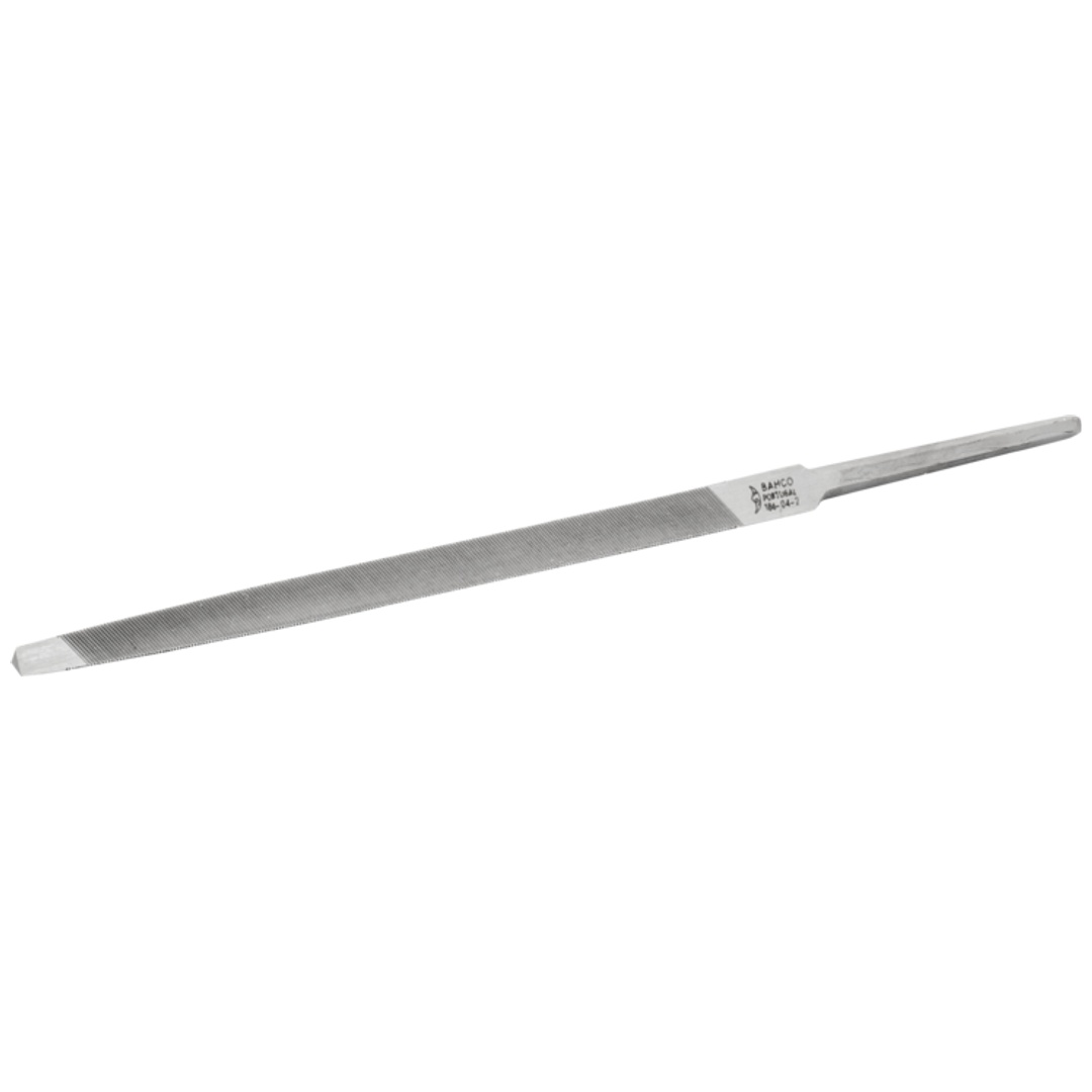 Bahco Dreikant-Sägefeile, schlank, Halbschlicht, ohne Heft 112 mm