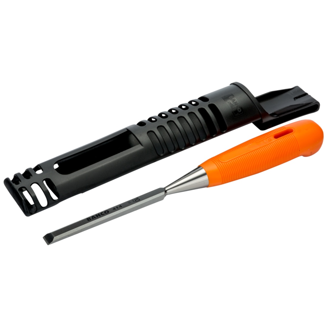 Bahco Stechbeitel mit orangefarbenem Griff aus Polypropylen, 15 mm