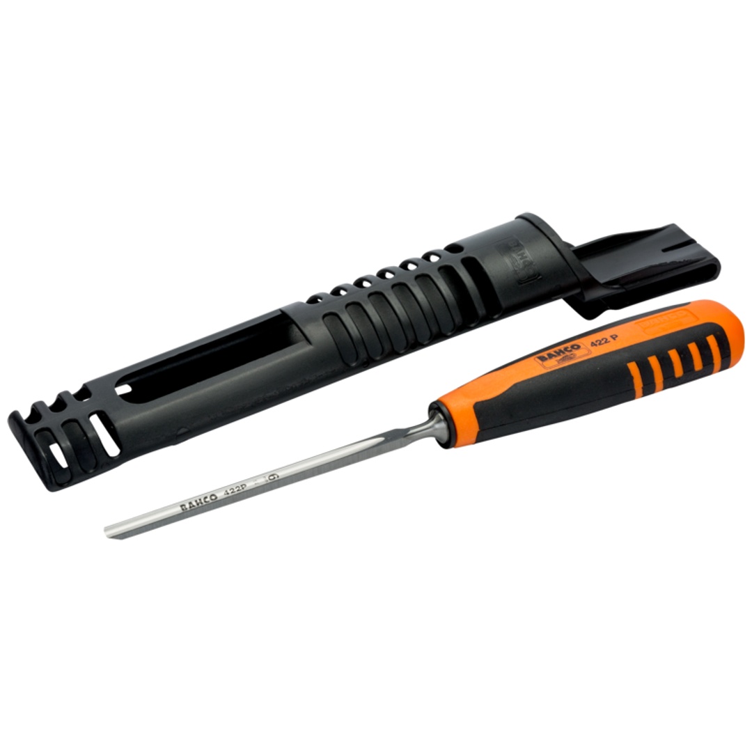 Bahco Hohlbeitel mit gummiertem Griff, 20 mm