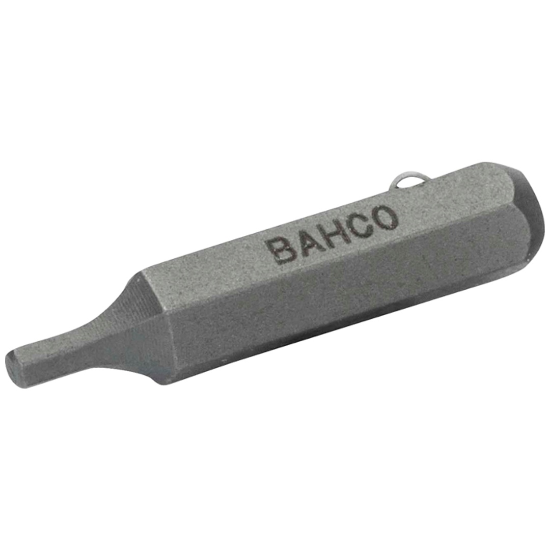 Bahco 5/32 Standard Schraubendreher Bits für 2,5 mm Sechskantschrauben 25 mm - 5 Stk./Kunststoffbox