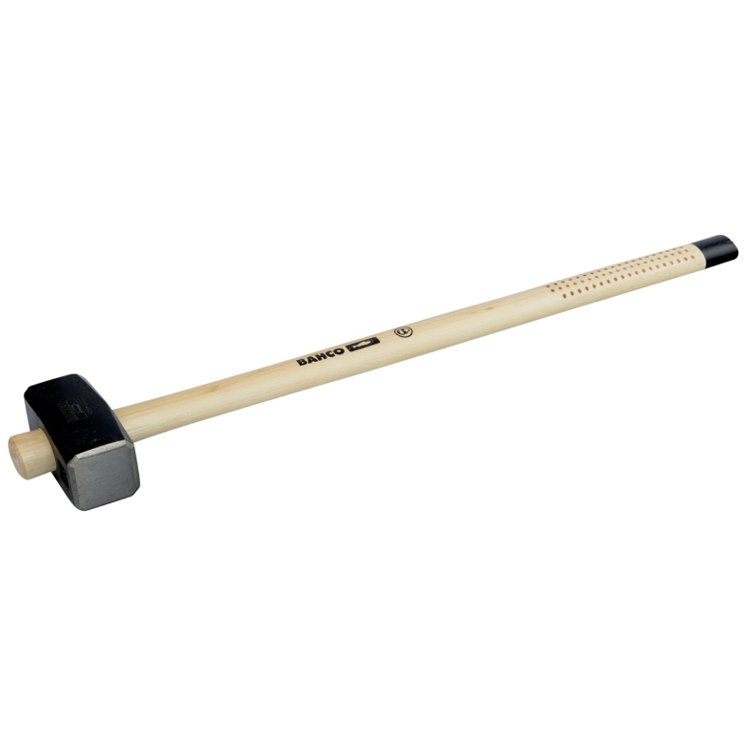 Bahco Vorschlaghammer mit Hickory-Stiel, rechteckiger Kopf, 6 kg