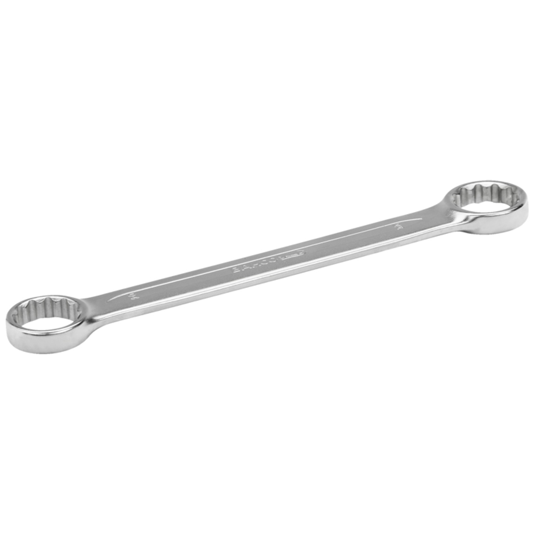 Bahco Flacher Doppelringschlüssel, 6 mm x 7 mm, verchromt, 95 mm