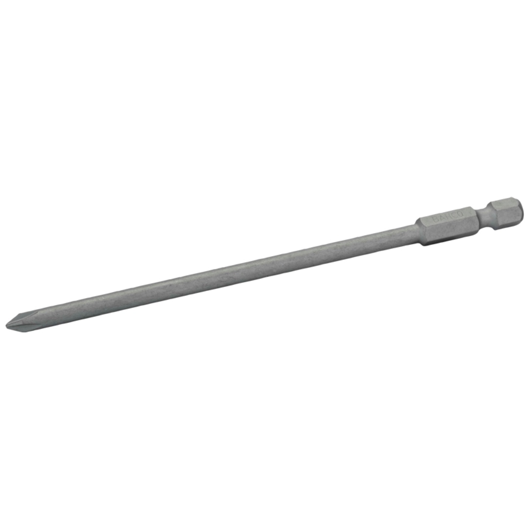 Bahco 1/4 Standard Schraubendreher Bits für PH2-Phillips-Schrauben 125 mm - Industrieverpackung